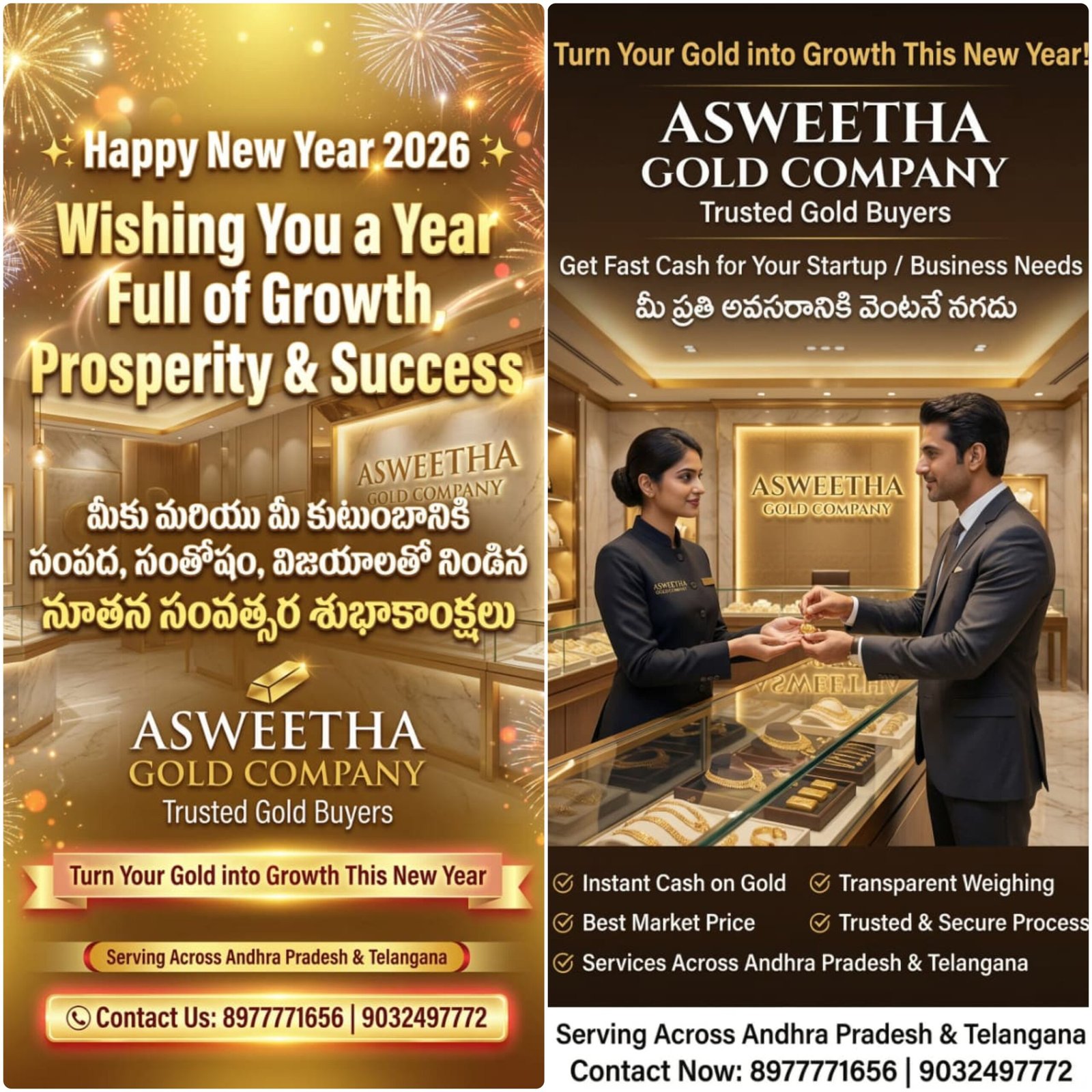 Start 2026 with Financial Growth: Why We Are the Best Gold Buyers in Vijayawada